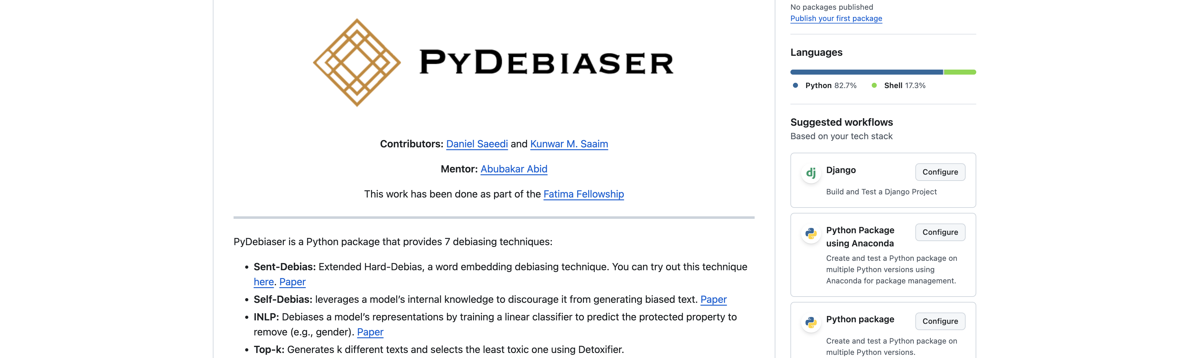 PyDebiaser